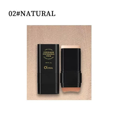 Dual-ended contour stick, facial foundation, concealer, long-lasting dark circles, correcting contour concealer, makeup
