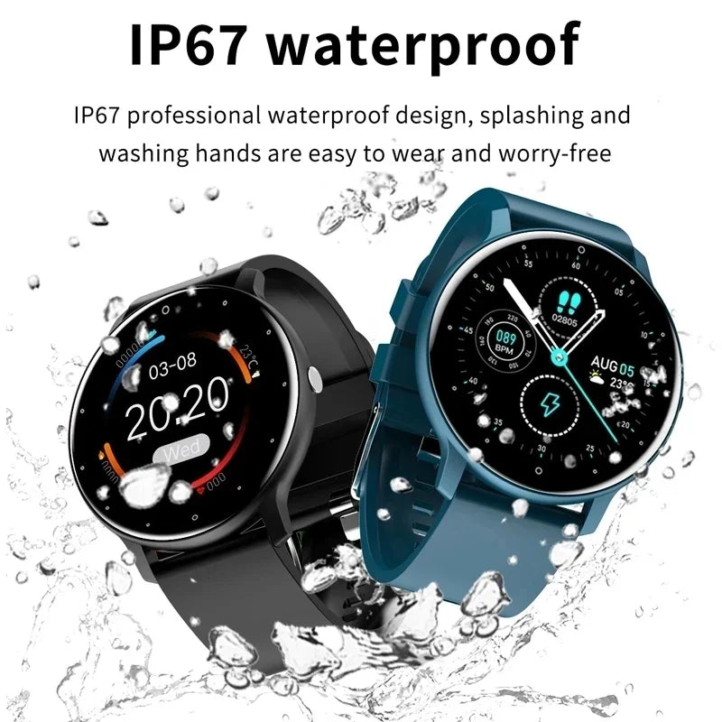 LIGE 2024 Smart Watch Men 1.28" Full Touch Bracelet Fitness Tracker Sports Watches Bluetooth Call Smart Clock Women Smartwatch