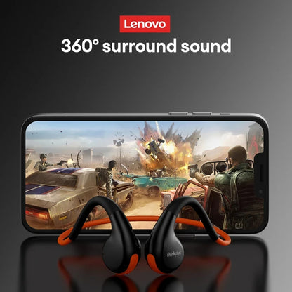 Original Lenovo X7 Air Conduction Headphone Wireless Bluetooth 5.3 Earphones Bone Conduction Headset Outdoor Sports EarHook Mic