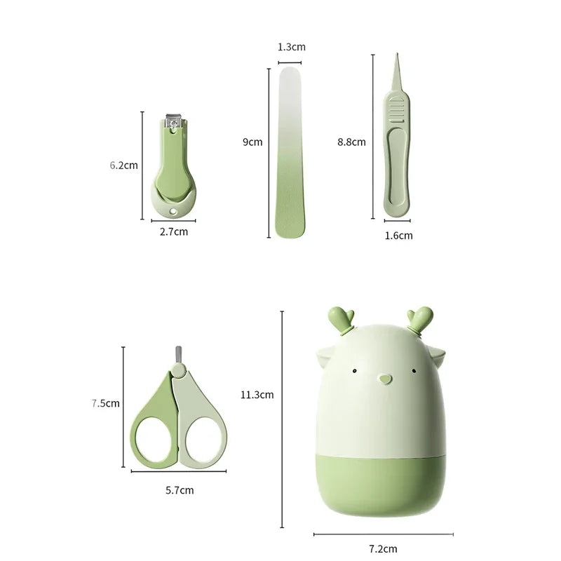 Newborn Safety Scissors Anti-Clip Nail Clippers Baby Nail Trimmer Baby Nail Scissor Baby Nail Care Tool Set