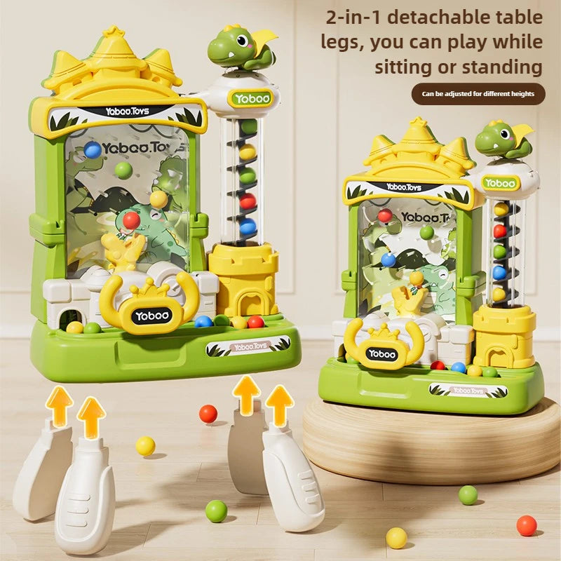 Children Electric Ball Catching Machine Educational Castle Desktop Games Machines Toys Funny Parent-child Interaction Toys Gifts
