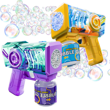 2026 Soap Bubble Gun Electric Bubble Machine Blower Maker Guns Automatically Mechanical Bubbles Toys for Kids Outdoor games kids