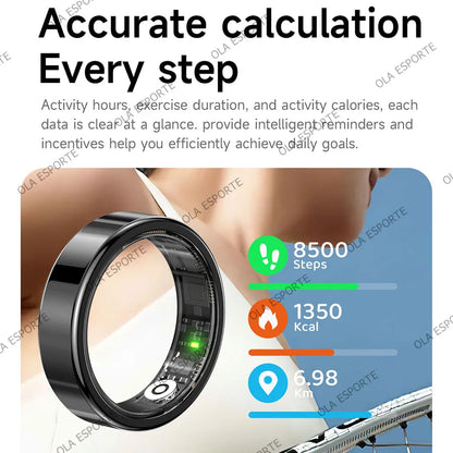 R09 Rings Women's Men Couple Health Monitor Steps Jring APP Smartring Electronics Devices Waterproof Remote Control Android Ios