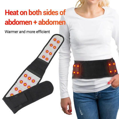 Adjustable Waist Tourmaline Self Heating Magnetic Therapy Back Waist Support Belt Lumbar Brace Massage Band Health Care Therapy