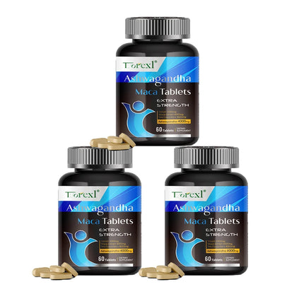 Organic Ashwagandha & Maca Pills, Supports Health Energizer