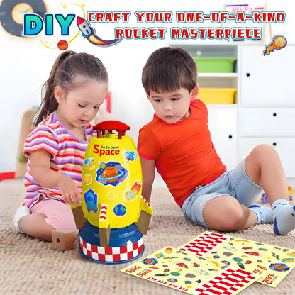 Kids Water Toys Water Sprinklers for Yard Outdoor Rocket Splash Kids Sprinkler for Outside Backyard Summer Garden Beach Water Play Toys