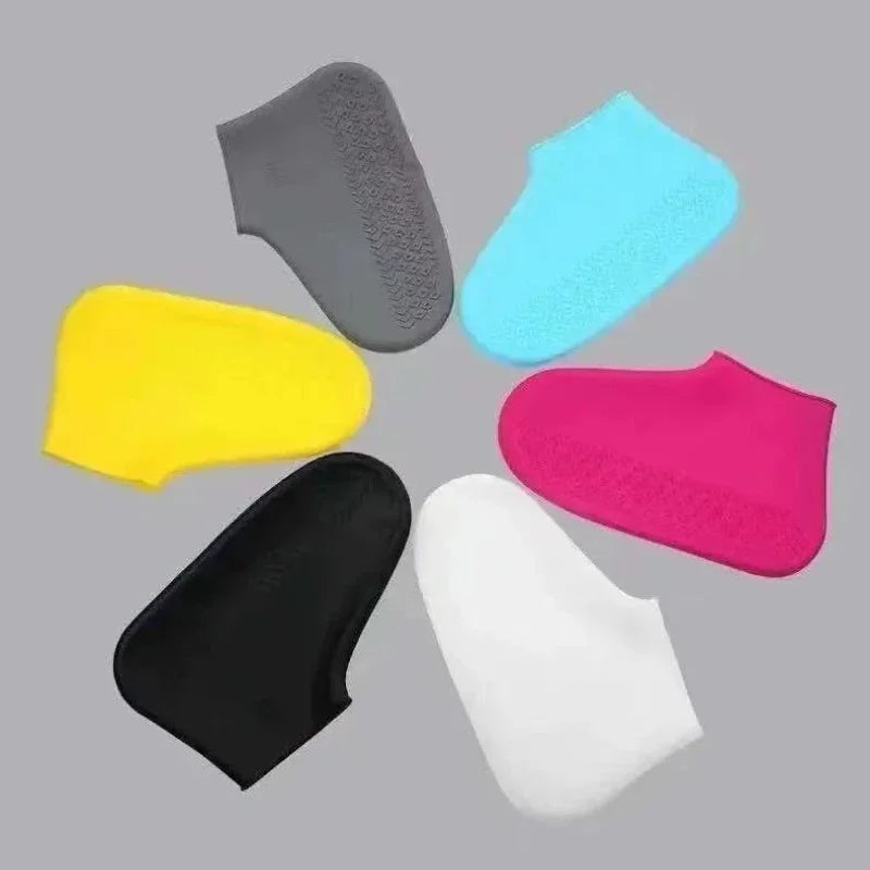 Reusable Coat Walking Shoes Rainy Day Lightweight Thick Wear-resistant Silicone Daily Household Items Rain Shoe Covers Travel