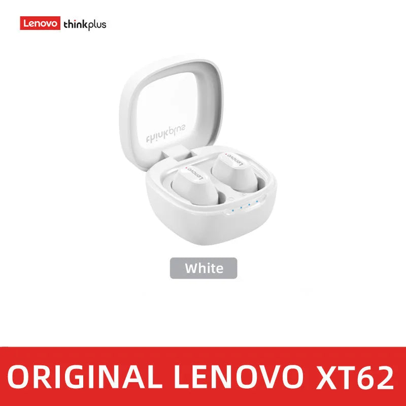 Lenovo Original XT62 Earphone Bluetooth 5.3 Wireless Earbuds Low Latency Headphones Mini HiFi Sport Headset With Mic HD Call