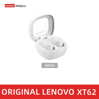 Lenovo Original XT62 Earphone Bluetooth 5.3 Wireless Earbuds Low Latency Headphones Mini HiFi Sport Headset With Mic HD Call