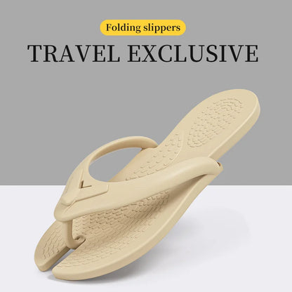Travel lightweight foldable slippers for women, disposable for showering, portable slippers for men on business trips