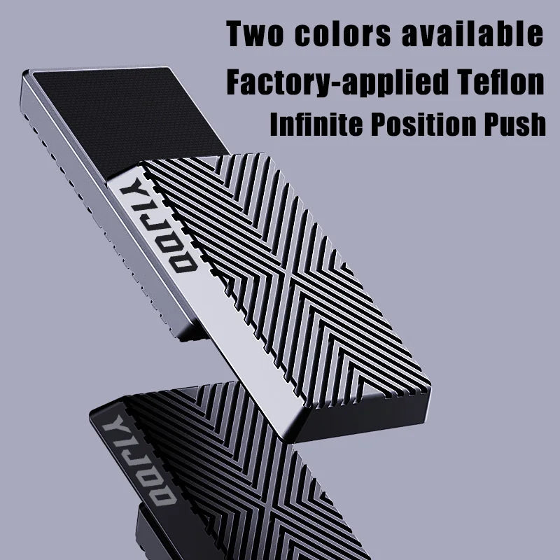 Newest Magnetic Cube Push Slider Anti Stress Metal Fidget Slider DIY Metal Decompression Desk Toys EDC For Adults Kids Gifts