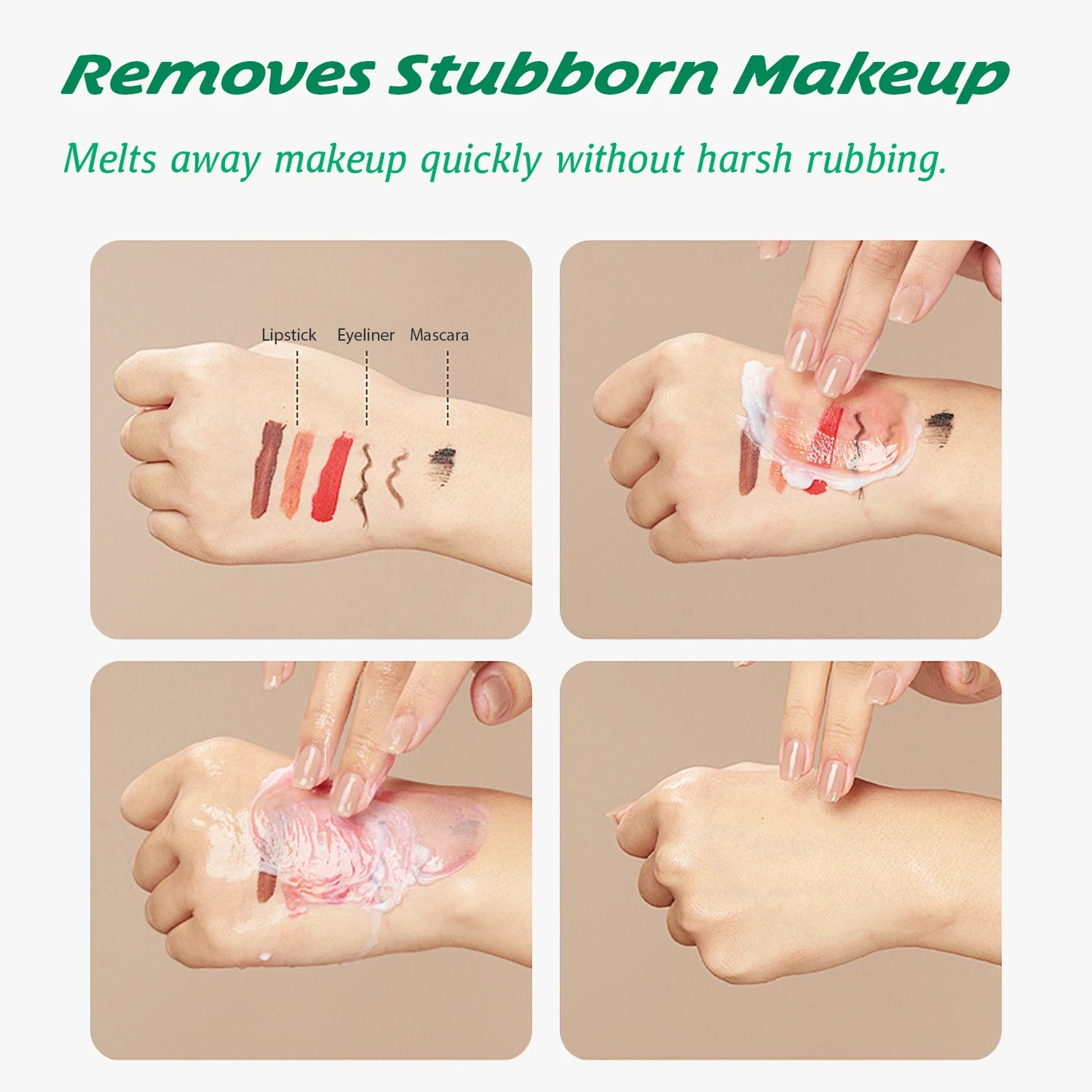 Makeup Melting Cleansing Balm – Rapid Emulsifying Makeup Remover for Waterproof Makeup, Cleansing Oil, Korean Makeup Remover