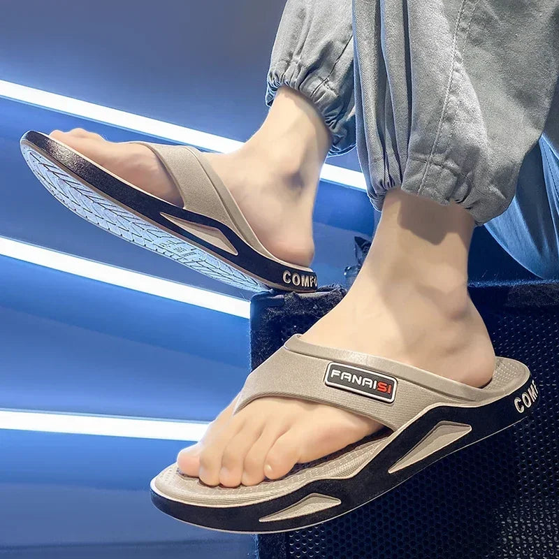 New 2026 Flip Flops For Man Flip-Flops Sports Beach Sandals Men Casual Fashion & Trend Comfortable Shoes House Home Outdoor