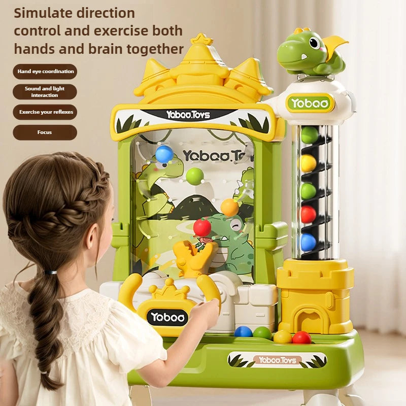 Children Electric Ball Catching Machine Educational Castle Desktop Games Machines Toys Funny Parent-child Interaction Toys Gifts