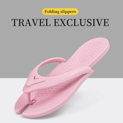 Travel lightweight foldable slippers for women, disposable for showering, portable slippers for men on business trips