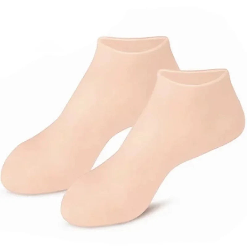 Universal silicone foot repair foot mask moisturizing foot spa mask effectively moisturizes foot protection socks foot care tool