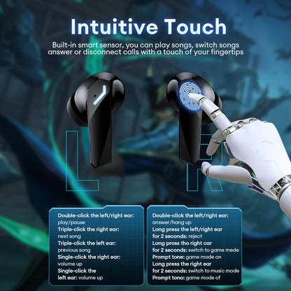 Original Lenovo XT53 TWS Upgrade Bluetooth V5.4 Headphones Wireless LED Digital Display Earphones Noise Reduction Headset