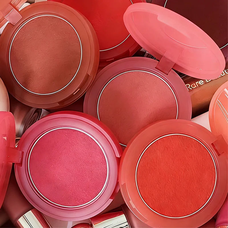 Creamy Mousse Blush Long Lasting Waterproof Soft Cheek Tint Smooth Texture Easy Blend Face Makeup Blush for Daily Party Cosmetic