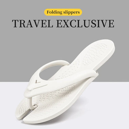 Travel lightweight foldable slippers for women, disposable for showering, portable slippers for men on business trips