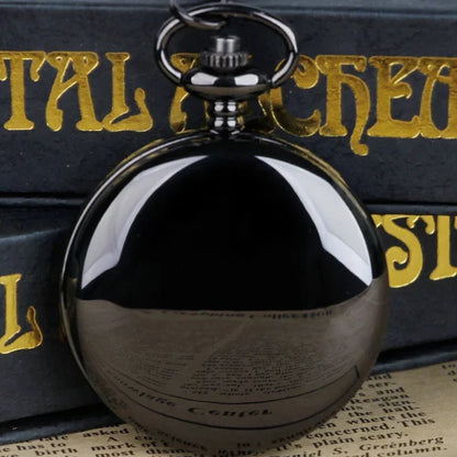 Luxury Gold Quartz Pocket Watch Gift Box Set For Family Fashion Casual Necklace Pendant Unisex Pocket&Fob Chain Watches with Box