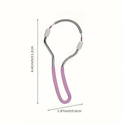 Facial Epilator for Women, Remove Unwanted Hair on Upper Lip, Chin, Face, Portable Handheld Spring Roller Epilator for Smooth Sk