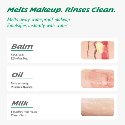 Makeup Melting Cleansing Balm – Rapid Emulsifying Makeup Remover for Waterproof Makeup, Cleansing Oil, Korean Makeup Remover