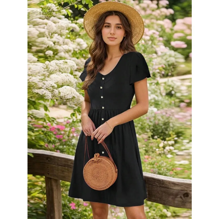 【New style】Dresses For Women, Summer Dresses, Vacation Dresses For Women, Casual Dresses For Women, Basic Pastoral A-Line Midi