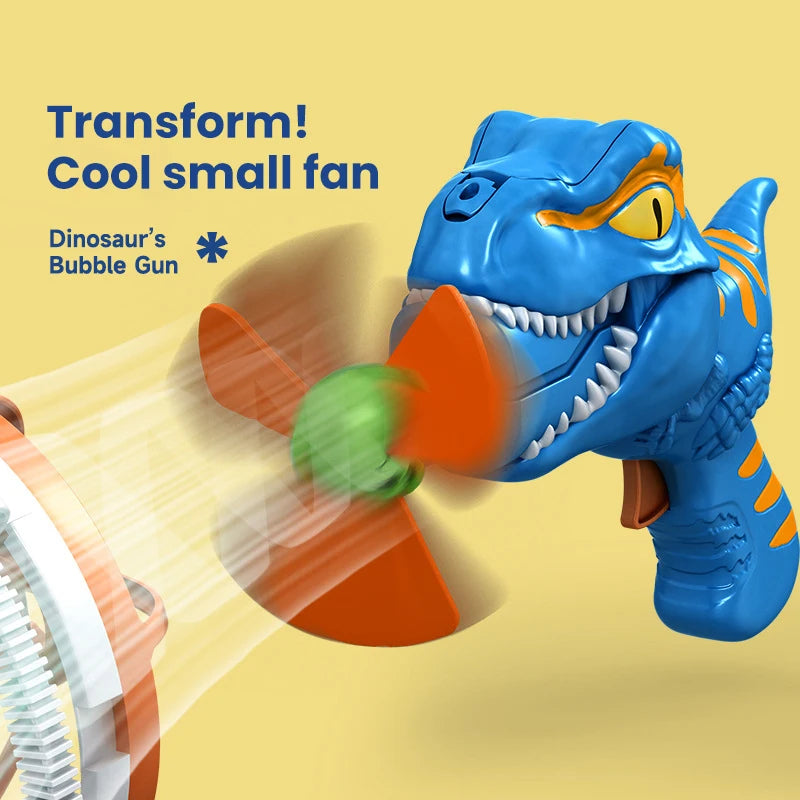 Kids Electric Bubble Machine Soap Bubble Portable Giant Dinosaur Bubble Blower Children Bubble Gun Maker Children Birthday Gift