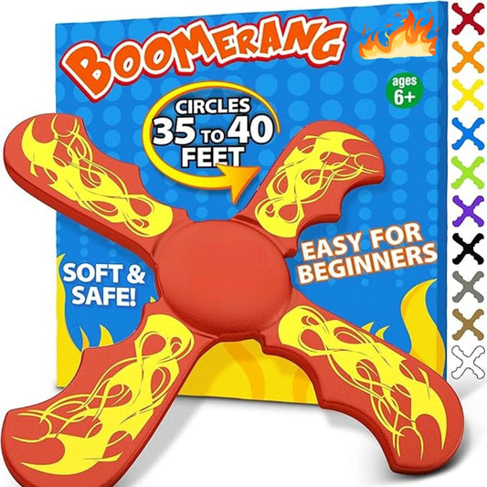 Pool Games Foam Boomerang - Fun Stocking Stuffer Boomerang,Soft Kids Pool Toys For Adults And Family,Beach Toys & Summer Toys