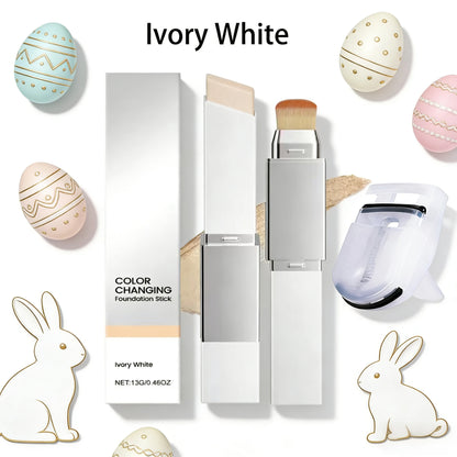 2-in-1 concealer foundation stick, covers dark circles, waterproof and sweatproof, creates the ideal flawless makeup look