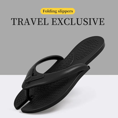 Travel lightweight foldable slippers for women, disposable for showering, portable slippers for men on business trips