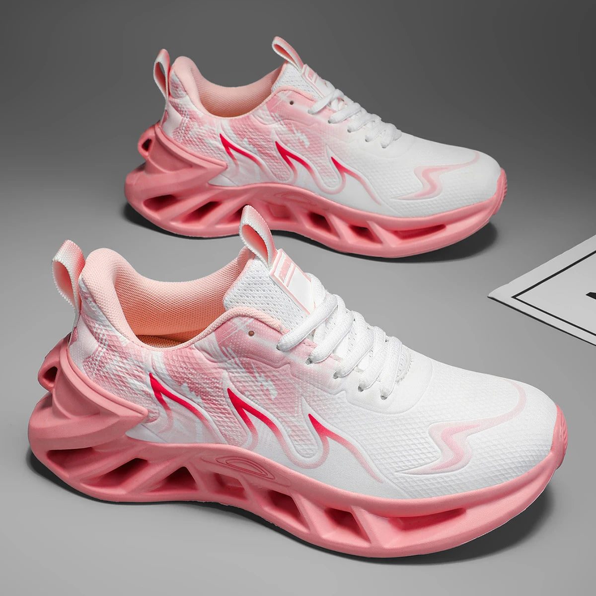 Four-season women's road running shoes, shock-absorbing sports control casual sports shoes, outdoor anti-slip cross-country shoe