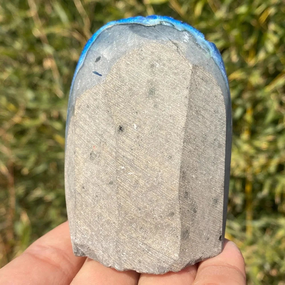 300-400g Blue Geode Quartz Crystal Mineral Specimen Home Decor Aesthetic Room Decor Stones Crystals and Stones Healing