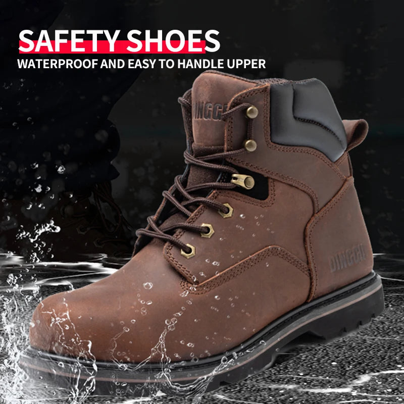 Lightweight Breathable Industrial Construction Sneakers Protective Shoes for Comfortable Work at Construction Site