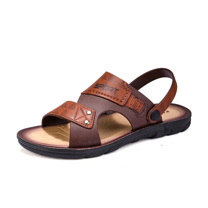 Slippers and sandals dual-use men's shoes - summer camping beach shoes dual-use cool slippers men's one-piece slippers