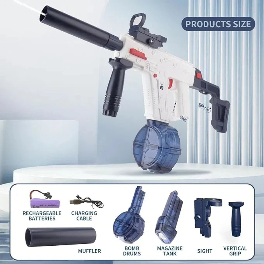 Electric Water Gun, Water Guns for Adults Kids, Strong Power, Up to 25 FT Long Range, Summer Water Gun Toys for Adults and Kids.