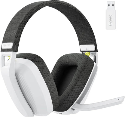BINNUNE 2.4GHz Wireless Gaming Headset with Mic for PS5 PS4 PC Mac Playstation Bluetooth Gaming Headset with Microphone