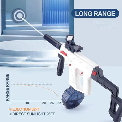 Electric Water Gun, Water Guns for Adults Kids, Strong Power, Up to 25 FT Long Range, Summer Water Gun Toys for Adults and Kids.