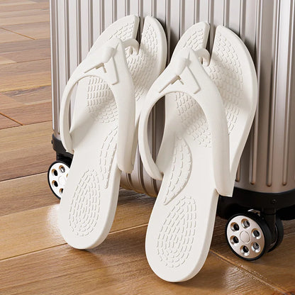 Travel lightweight foldable slippers for women, disposable for showering, portable slippers for men on business trips