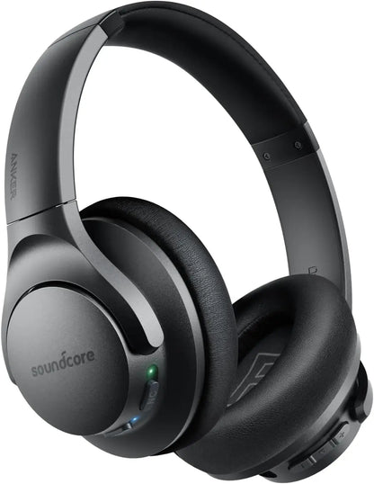 Soundcore Anker Life Q20 Hybrid Active Noise Cancelling, Wireless Over Ear Bluetooth Headphones, 60H Playtime  (Refurbished)