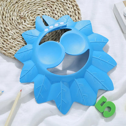 Cute Animal Shower Cap Safety Eye Protection Ear Protection Lightweight Cute Cartoon Baby Bath Protective Cap Shampoo Bath Care