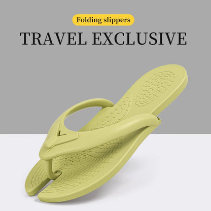 Travel lightweight foldable slippers for women, disposable for showering, portable slippers for men on business trips