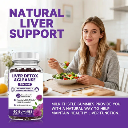 Liver Cleanse & Detox Gummies - Improve Digestion, Enhance Immunity, Help Cleanse The Liver and Promote MetabolismSupplements