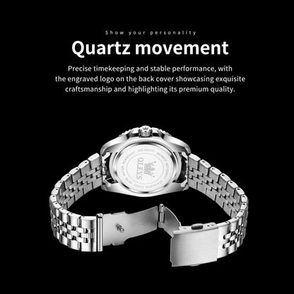 OLEVS 5657 Mens Watch Original Fashion Brand Waterproof Luminous Quartz Watch Luxury Men Automatic Date Sport Watch For Men
