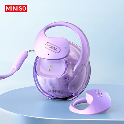 MINISO X15 PRO OWS Bluetooth Headset 5.4 Bluetooth  EarphonesButton Control Noise Cancelling Ear Hanging Headphones With Mic