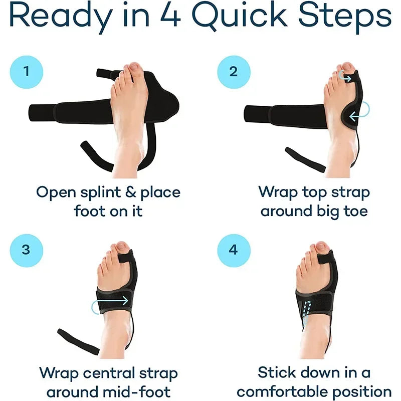 Orthopedic Bunion Splint Corrector Big Toe Separator Pain Relief Non-surgical Hallux Valgus Correction Hammer Toe 2026 2026