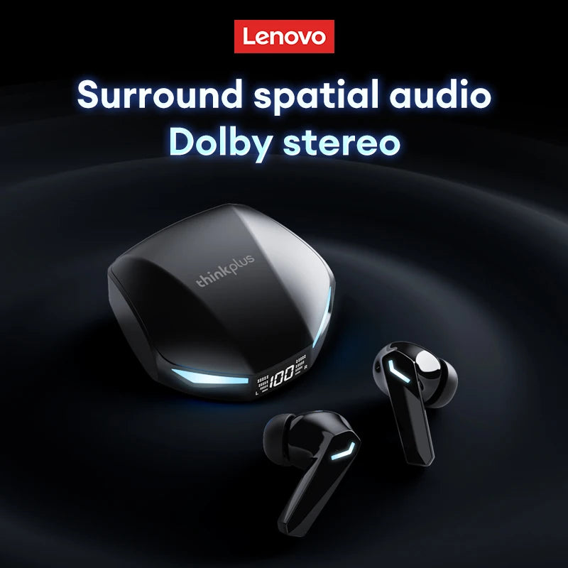 Original Lenovo XT53 TWS Upgrade Bluetooth V5.4 Headphones Wireless LED Digital Display Earphones Noise Reduction Headset