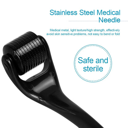 Titanium Derma Pen Roller Hair Growth Beard 540 Microneedle Roller for Facial Skin Care MTS Micro Needle Roller Mesotherapy Use
