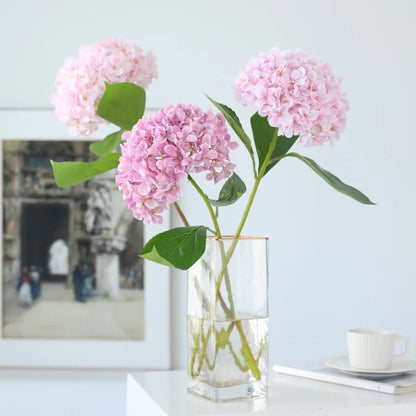 58cm Beautiful Silk Artificial Flowers Hydrangea Flower Bouquet for  2026 Party Wedding Room Table Decoration Floral Arrangement