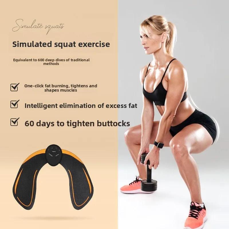 EMS Intelligent Buttocks Massager, Smart Buttocks Device, Butt Lifting Stickers, Home Buttocks Fitness Device
